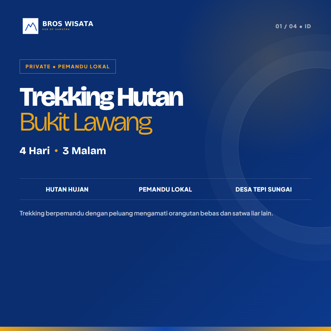 TREKKING HUTAN BUKIT LAWANG